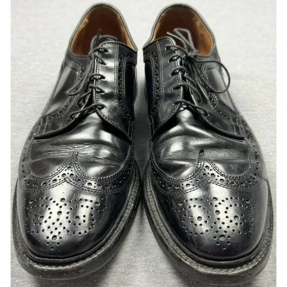 Allen Edmonds MacNeil 9107 Black Leather Wingtip Oxford Dress Shoes Men 13 Allen Edmonds Macneil Wingtip Oxford Shoes 9107 Men main image 4